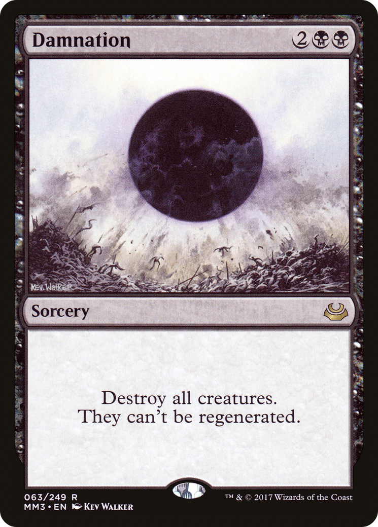 FOIL Damnation (MM3-063) - Modern Masters 2017 - Magic The Gathering