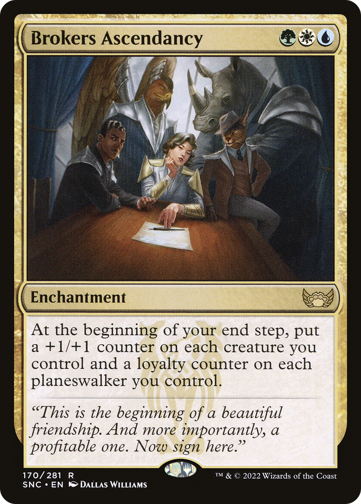 Brokers Ascendancy (SNC-170) - Streets of New Capenna - Magic The Gathering