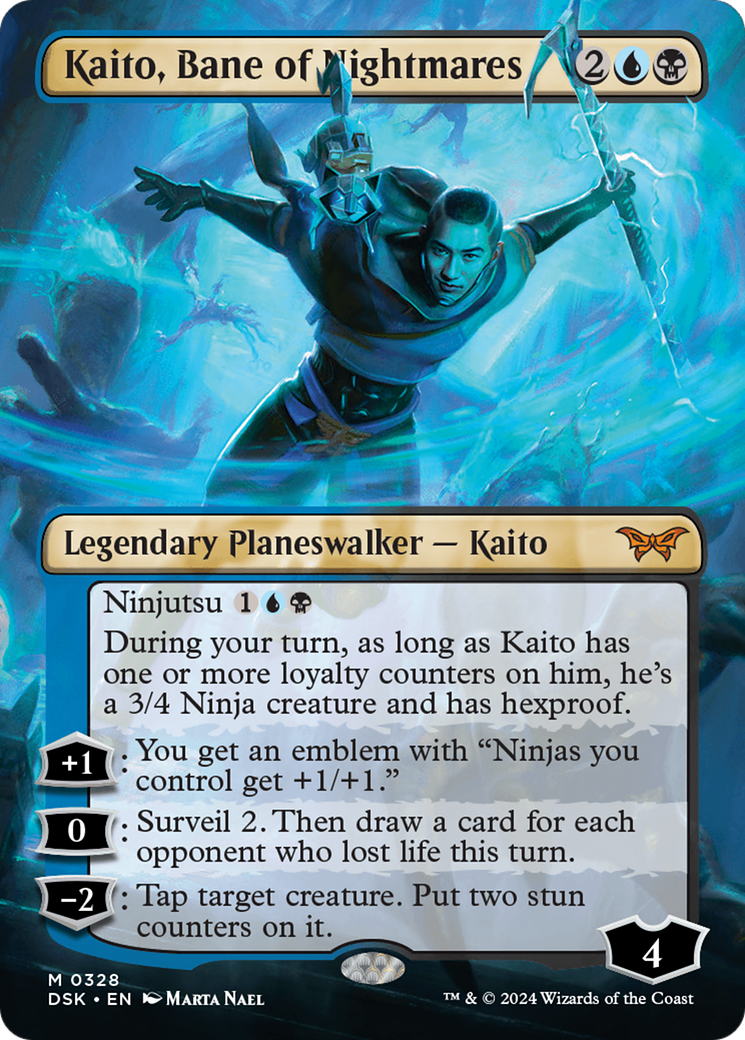 Kaito, Bane of Nightmares (DSK-328) - Duskmourn: House of Horror - Magic The Gathering