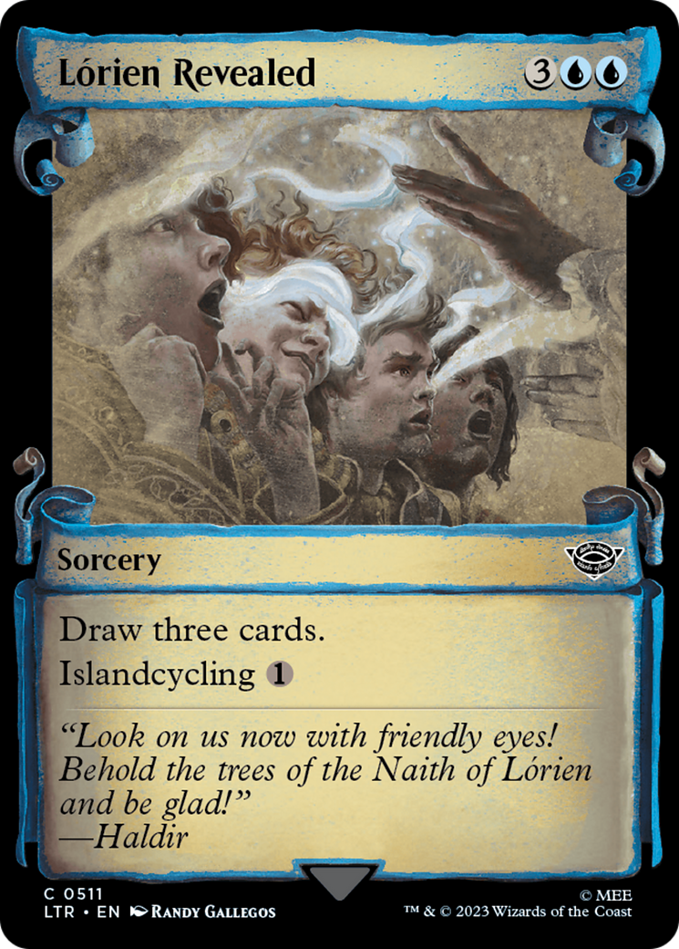 Lorien Revealed (Showcase Scrolls) (LTR-511) - The Lord of the Rings: Tales of Middle-earth - Magic The Gathering