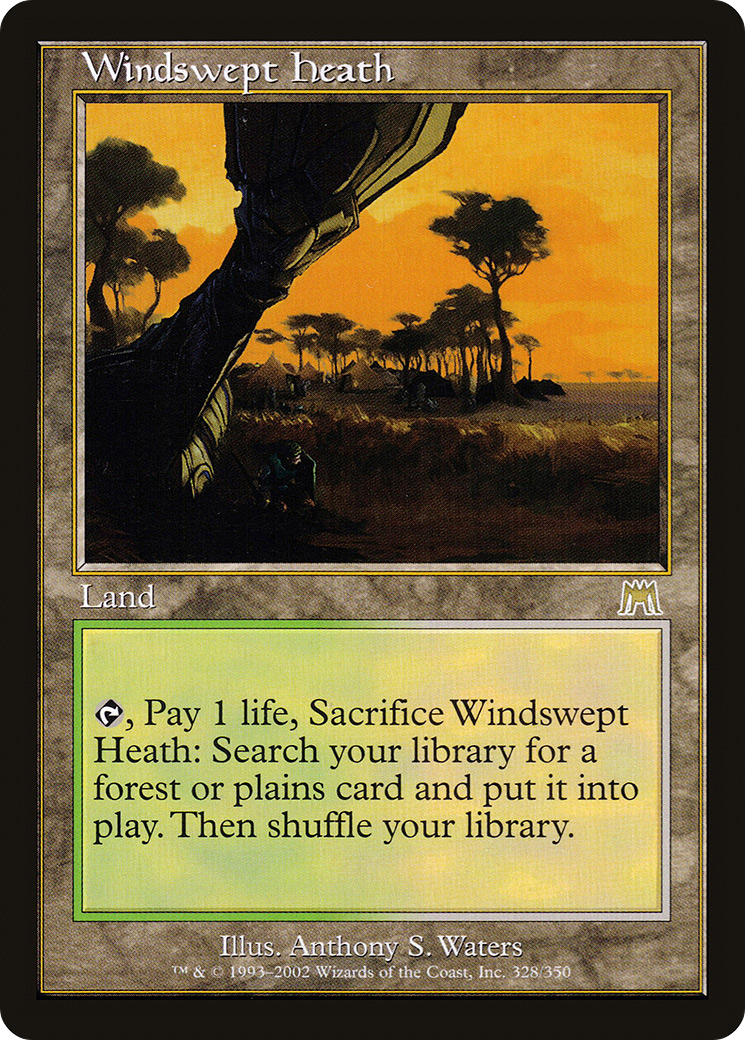 FOIL Windswept Heath (ONS-328) - Onslaught - Magic The Gathering