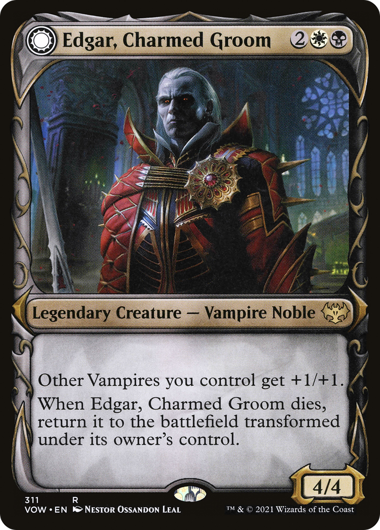 Edgar, Charmed Groom (Showcase) (VOW-311) - Innistrad: Crimson Vow - Magic The Gathering