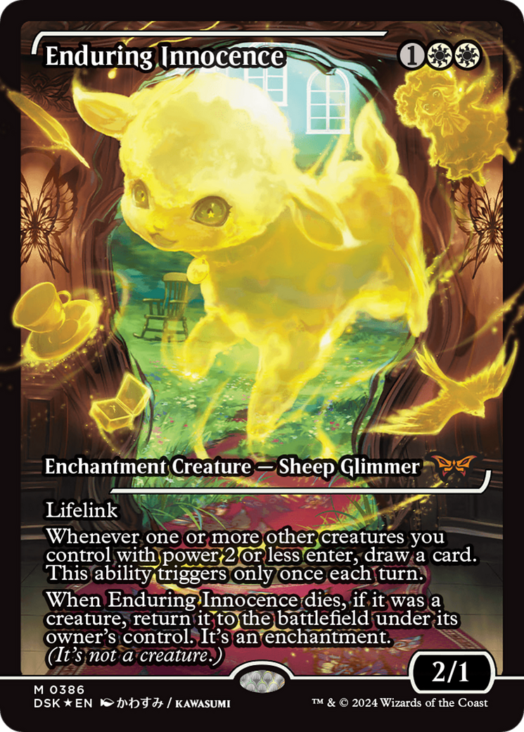 FOIL Enduring Innocence (DSK-386) - Duskmourn: House of Horror - Magic The Gathering