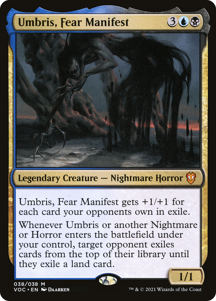 Umbris, Fear Manifest (VOC-038) - Crimson Vow Commander - Magic The Gathering