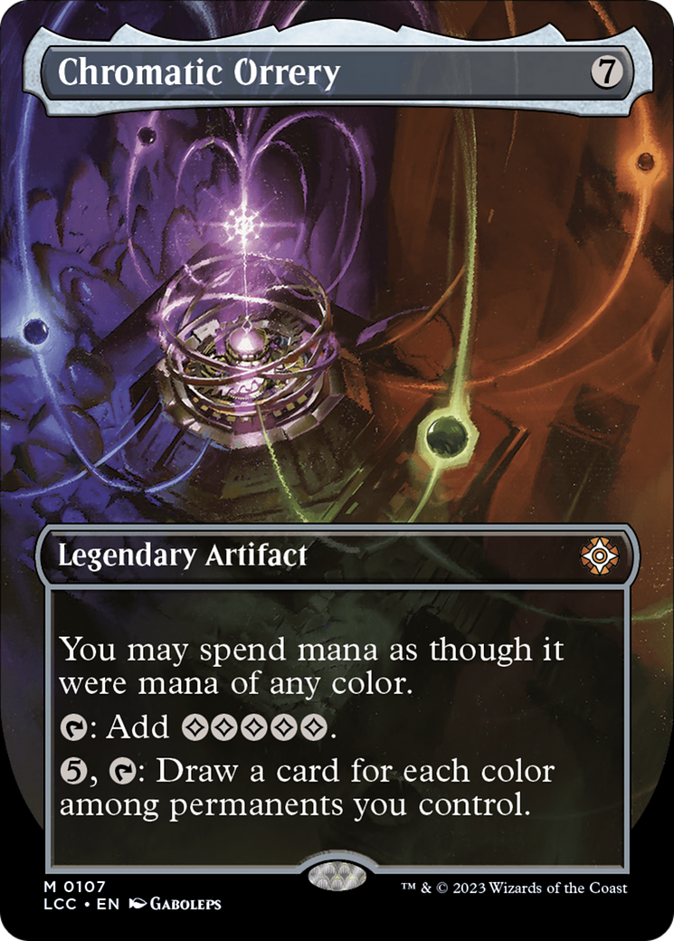 FOIL Chromatic Orrery (Borderless) (LCC-107) - The Lost Caverns of Ixalan Commander - Magic The Gathering