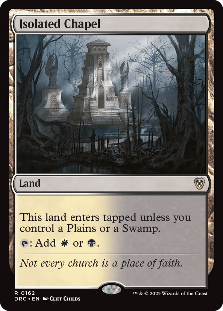 Isolated Chapel (DRC-162) - Commander: Aetherdrift - Magic The Gathering