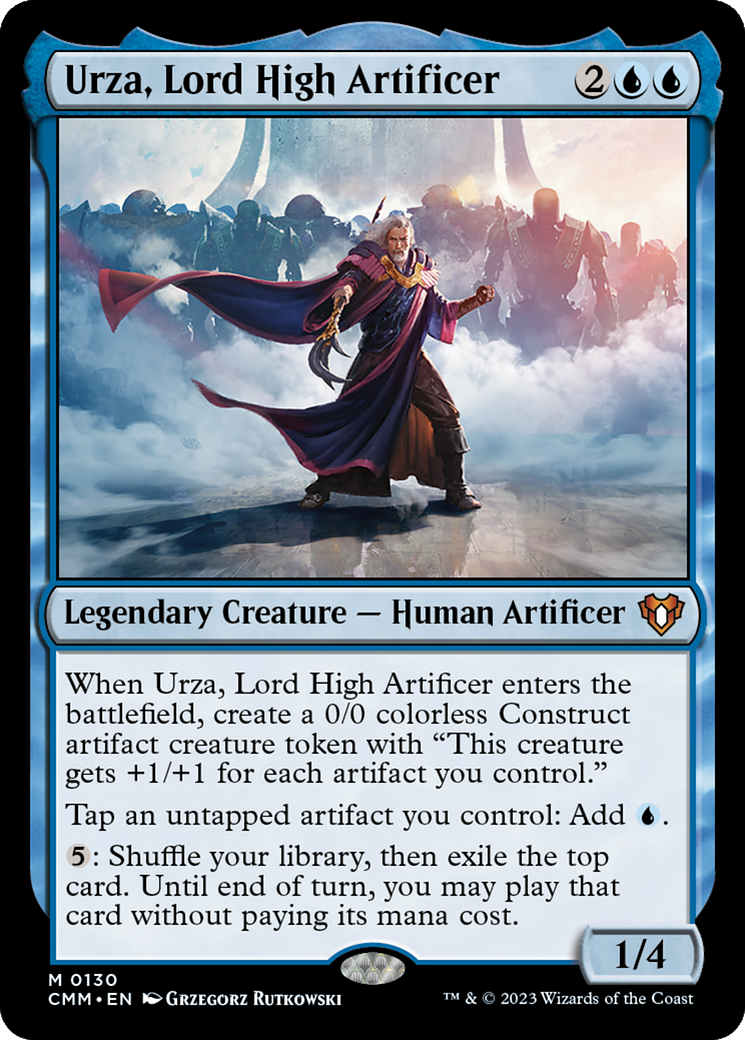 Urza, Lord High Artificer (CMM-130) - Commander Masters - Magic The Gathering