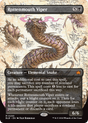 FOIL Rottenmouth Viper (BLB-290) - Bloomburrow: (Showcase) (Borderless) - Magic The Gathering