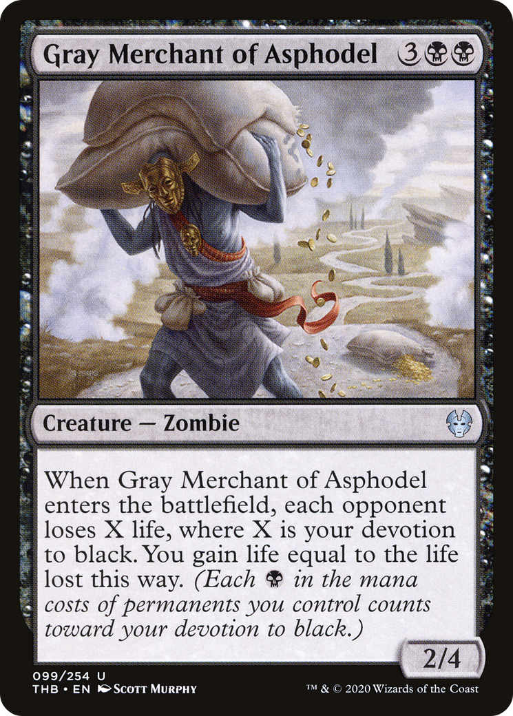 FOIL Gray Merchant of Asphodel (THB-099) - Theros Beyond Death - Magic The Gathering