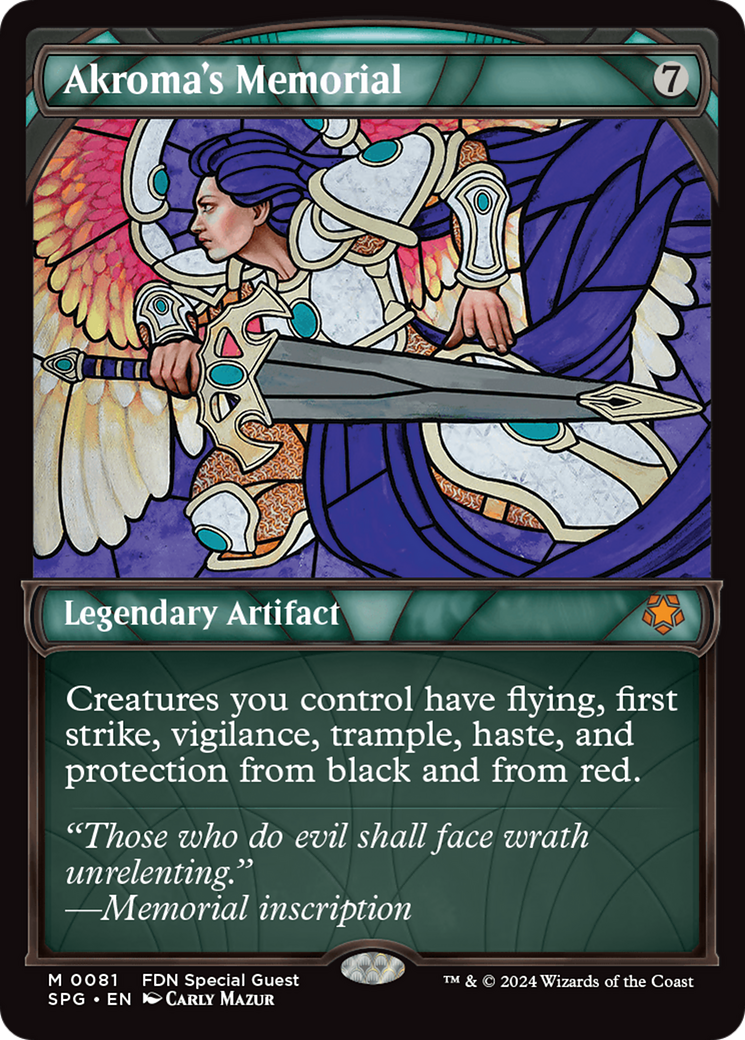 FOIL Akroma's Memorial (SPG-081) - Special Guests - Magic The Gathering