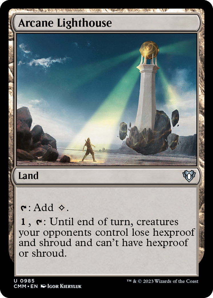 Arcane Lighthouse (CMM-985) - Commander Masters - Magic The Gathering