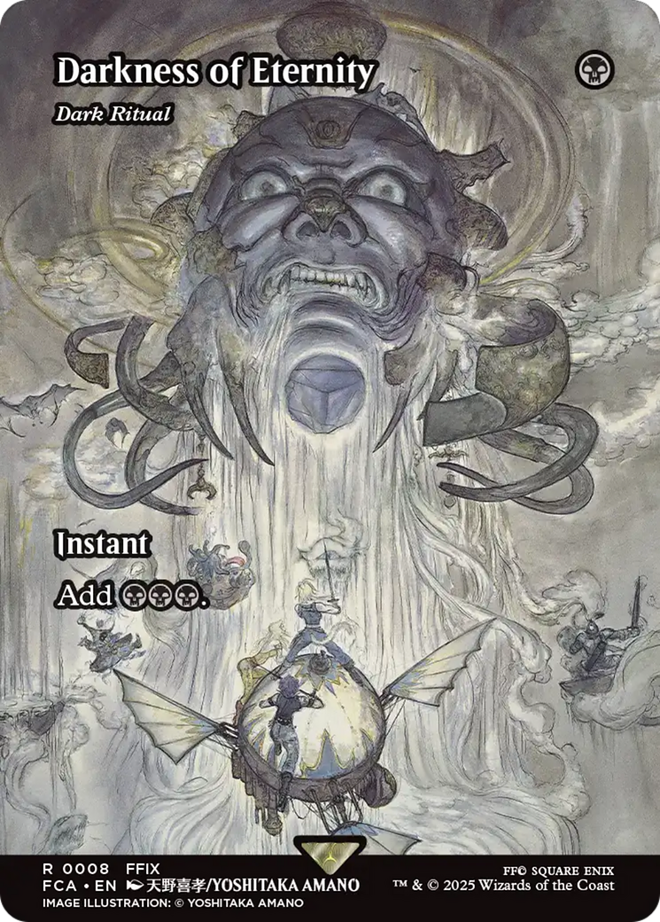 Darkness of Eternity - Dark Ritual (Showcase) (FCA-008) - FINAL FANTASY: Through the Ages - Magic The Gathering