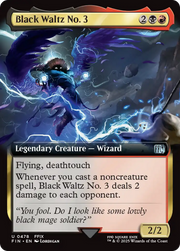 Black Waltz No. 3 (Extended Art) (FIN-478) - FINAL FANTASY - Magic The Gathering