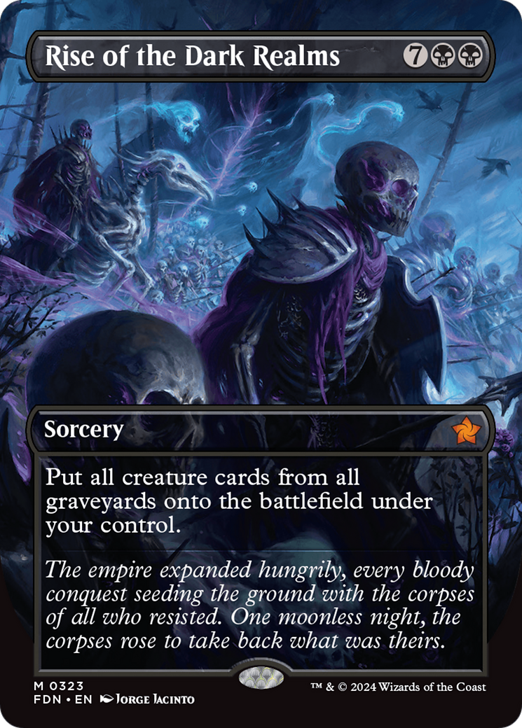 FOIL Rise of the Dark Realms (FDN-323) - Foundations - Magic The Gathering