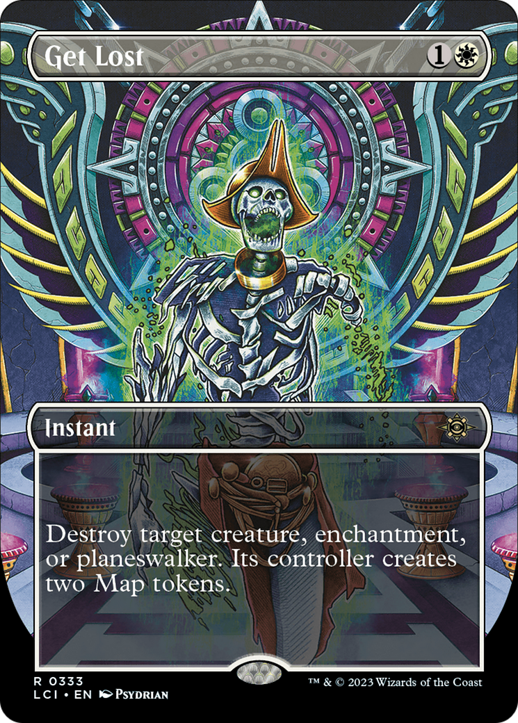 FOIL Get Lost (Borderless) (LCI-333) - The Lost Caverns of Ixalan - Magic The Gathering