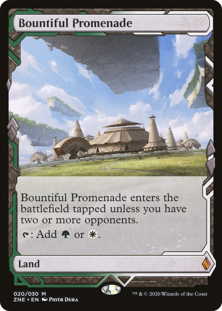 Bountiful Promenade (ZNE-020) - Zendikar Rising Expeditions - Magic The Gathering