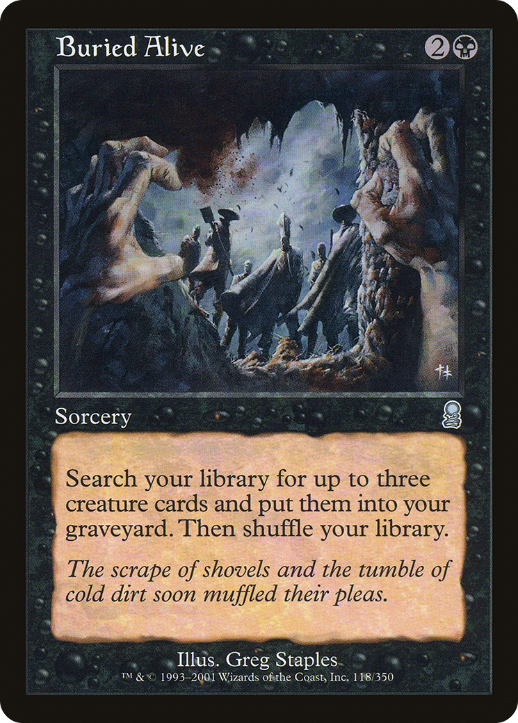 FOIL Buried Alive (ODY-118) - Odyssey - Magic The Gathering