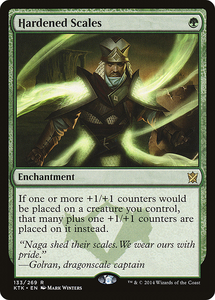 FOIL Hardened Scales (KTK-133) - Khans of Tarkir - Magic The Gathering