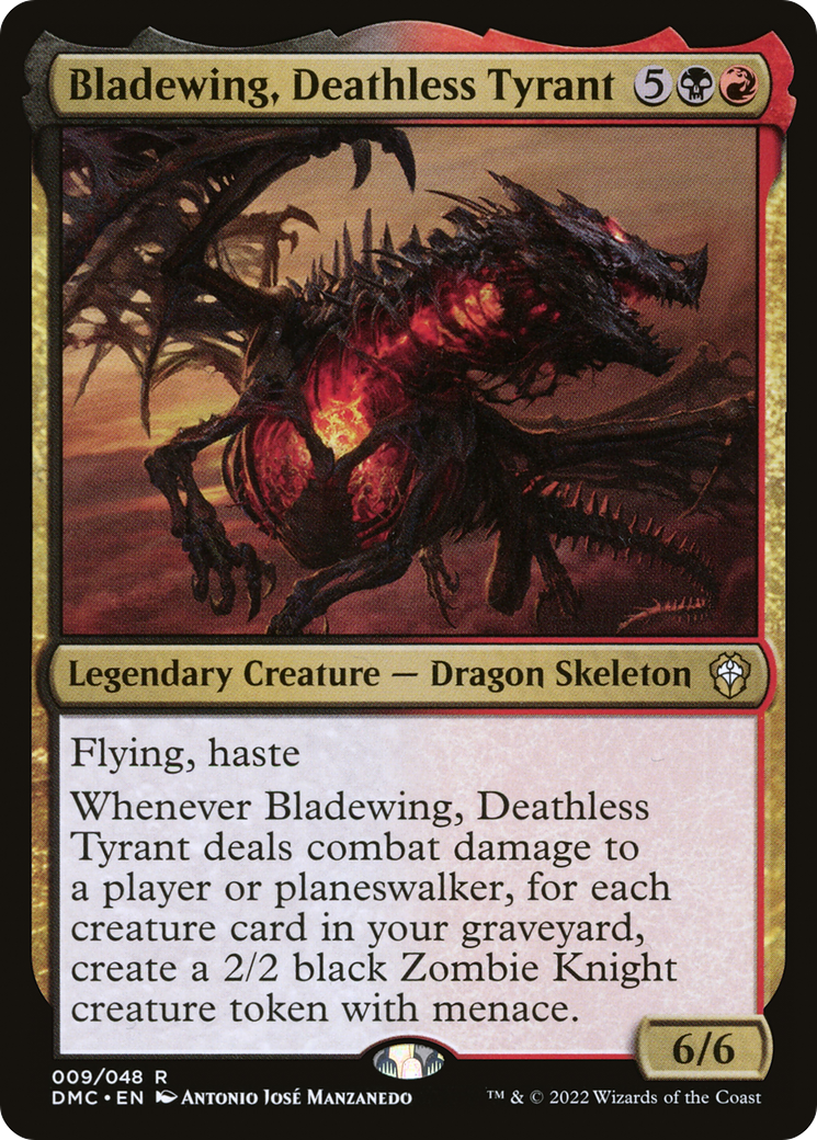 Bladewing, Deathless Tyrant (DMC-009) - Dominaria United Commander - Magic The Gathering