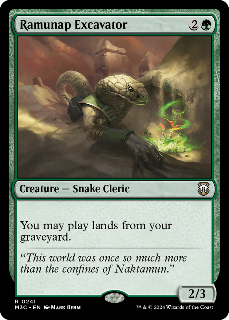 Ramunap Excavator (M3C-241) - Modern Horizons 3 Commander - Magic The Gathering