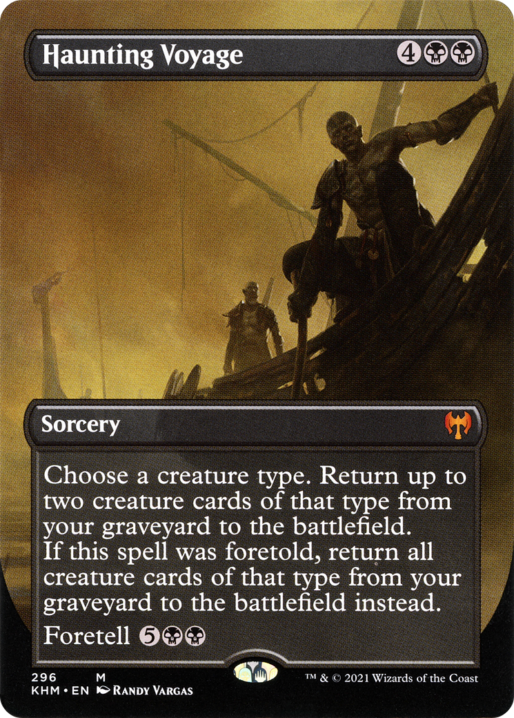 Haunting Voyage (Borderless) (KHM-296) - Kaldheim - Magic The Gathering