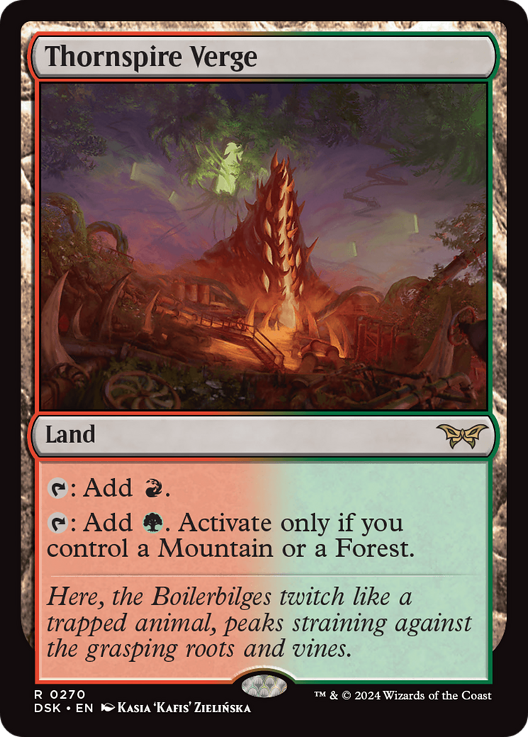 Thornspire Verge (DSK-270) - Duskmourn: House of Horror - Magic The Gathering