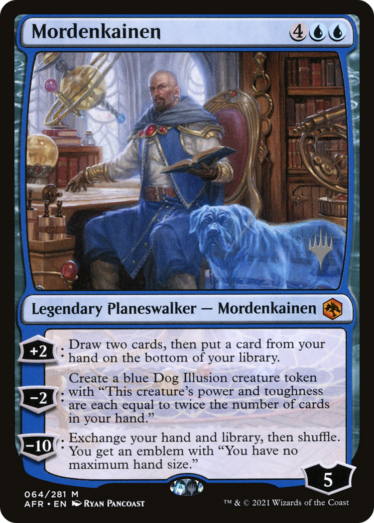 FOIL Mordenkainen (PPAFR-64P) - Adventures in the Forgotten Realms Promos - Magic The Gathering