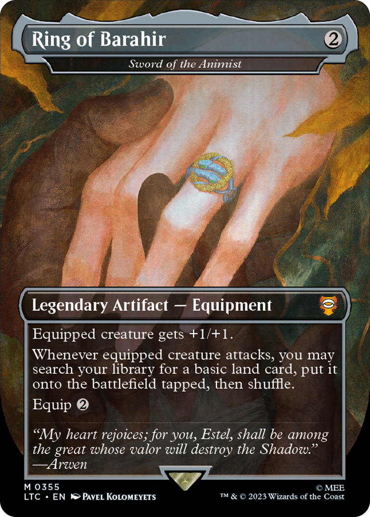 Ring of Barahir - Sword of the Animist (LTC-355) - Tales of Middle-earth Commander - Magic The Gathering