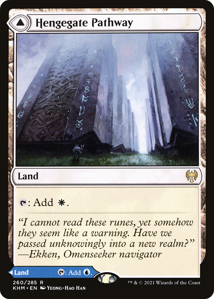 FOIL Hengegate Pathway (KHM-260) - Kaldheim - Magic The Gathering
