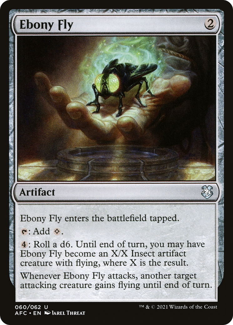 Ebony Fly (AFC-060) - Forgotten Realms Commander - Magic The Gathering