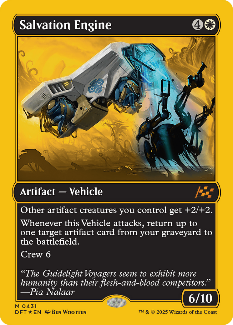 FOIL Salvation Engine (DFT-431) - Aetherdrift - Magic The Gathering