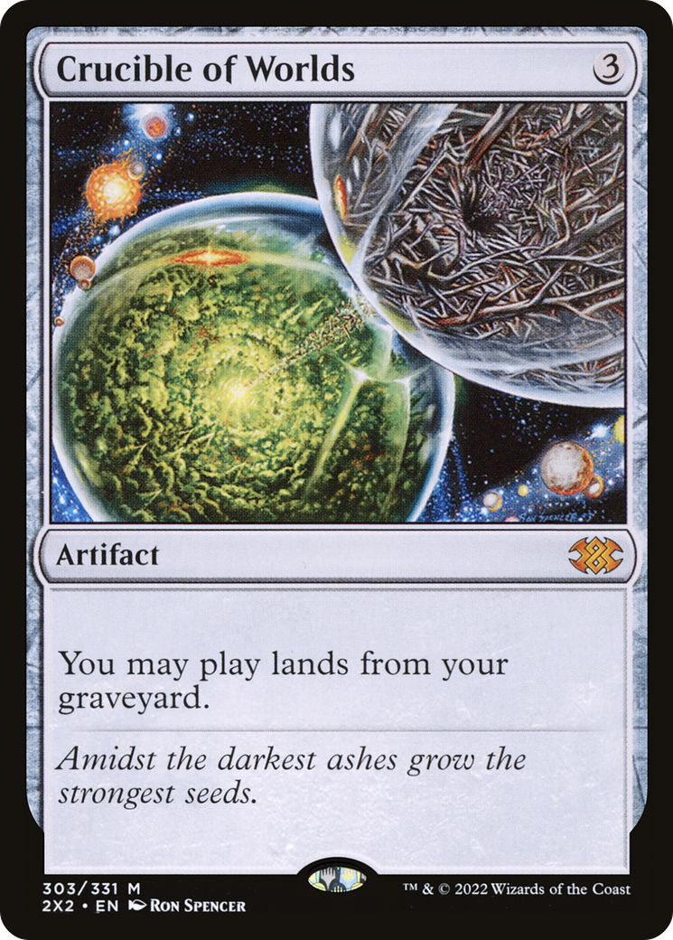Crucible of Worlds (2X2-303) - Double Masters 2022 - Magic The Gathering