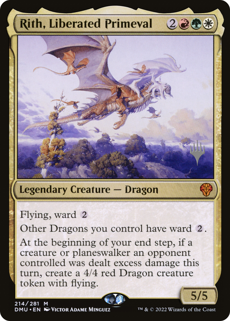 Rith, Liberated Primeval (PPDMU-214P) - Dominaria United Promos - Magic The Gathering