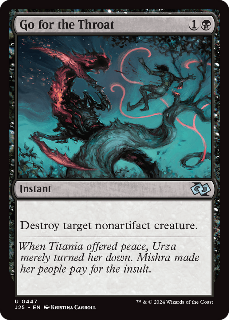 Go for the Throat (J25-447) - Foundations Jumpstart - Magic The Gathering