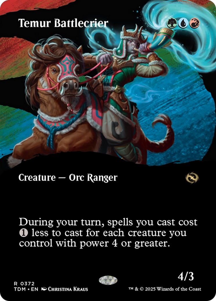 FOIL Temur Battlecrier (TDM-372) - Tarkir: Dragonstorm - Magic The Gathering