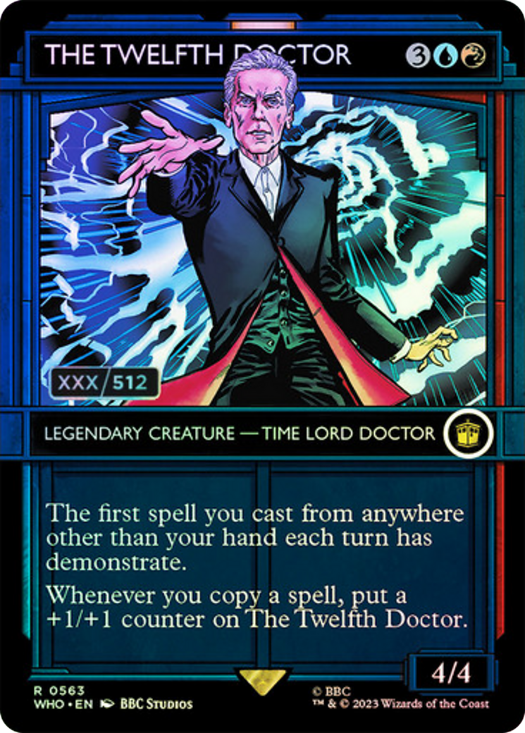 FOIL The Twelfth Doctor (Serial Numbered) (WHO-563) - Doctor Who - Magic The Gathering