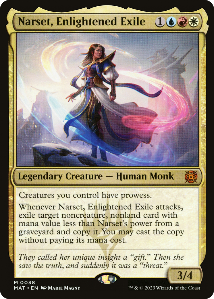 Narset, Enlightened Exile (MAT-038) - March of the Machine: The Aftermath - Magic The Gathering
