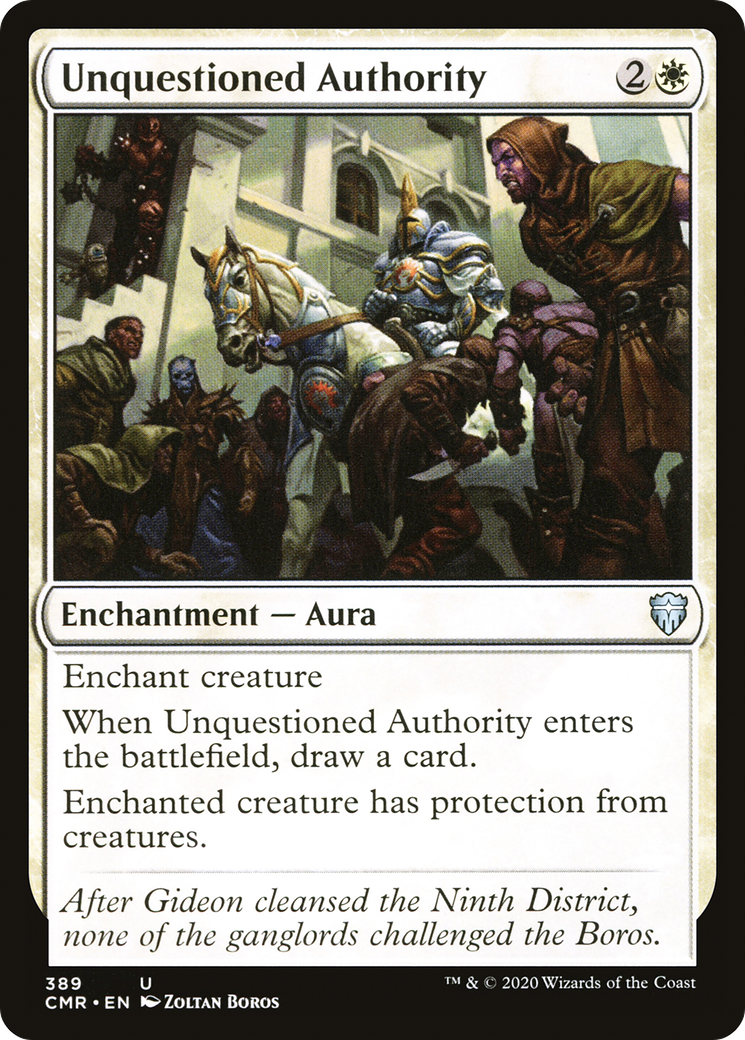 Unquestioned Authority (CMR-389) - Commander Legends - Magic The Gathering