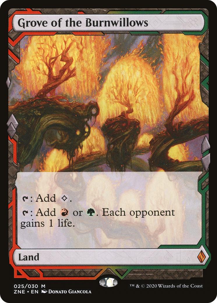 Grove of the Burnwillows (ZNE-025) - Zendikar Rising Expeditions - Magic The Gathering