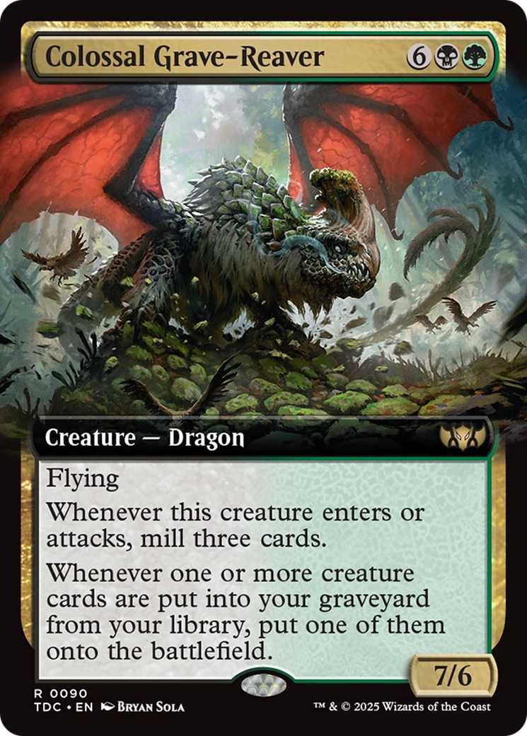 Colossal Grave-Reaver (TDC-090) - Commander: Tarkir: Dragonstorm - Magic The Gathering