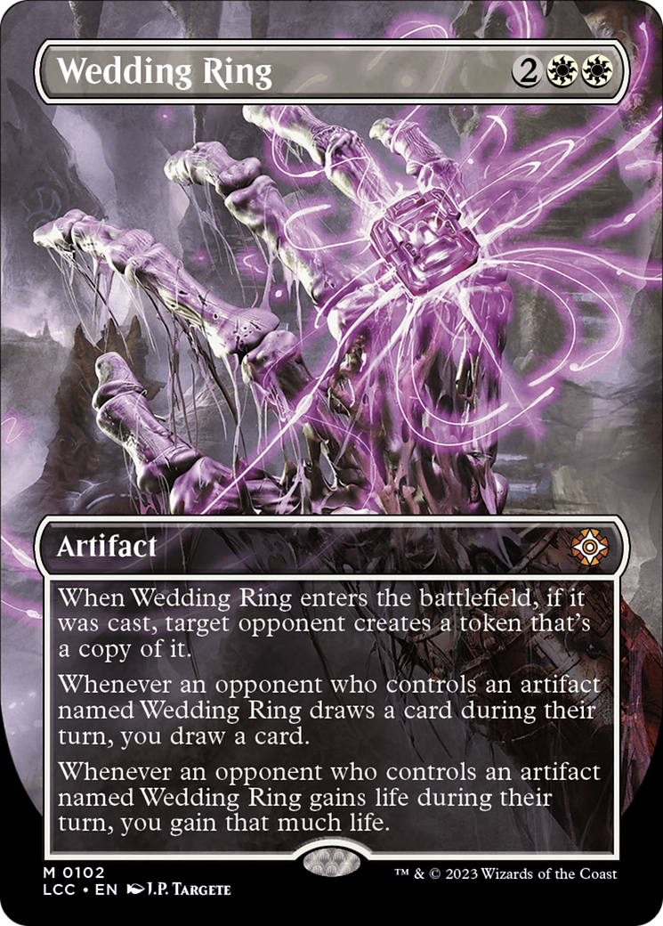 Wedding Ring (Borderless) (LCC-102) - The Lost Caverns of Ixalan Commander - Magic The Gathering