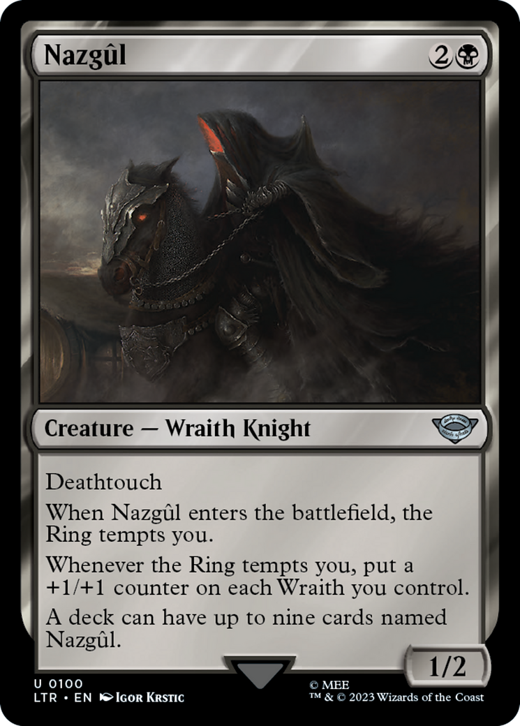 Nazgul (0100) (LTR-100) - The Lord of the Rings: Tales of Middle-earth - Magic The Gathering