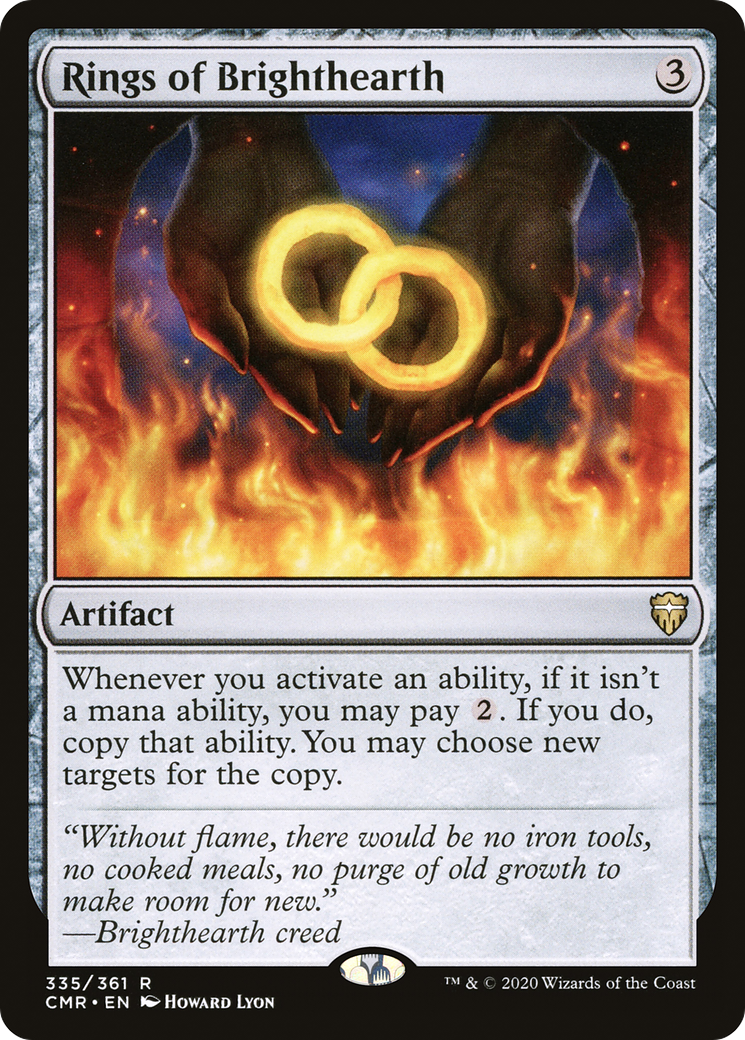 Rings of Brighthearth (CMR-335) - Commander Legends - Magic The Gathering