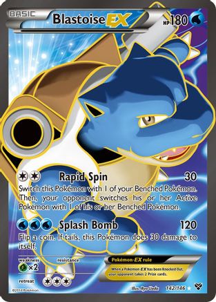 Blastoise EX (Full Art) 142/146 - XY Holofoil