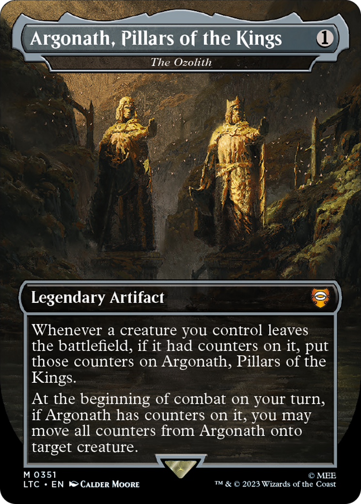 Argonath, Pillars of the Kings - The Ozolith (LTC-351) - Tales of Middle-earth Commander - Magic The Gathering