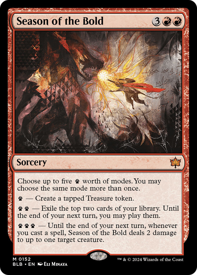 FOIL Season of the Bold (BLB-152) - Bloomburrow - Magic The Gathering