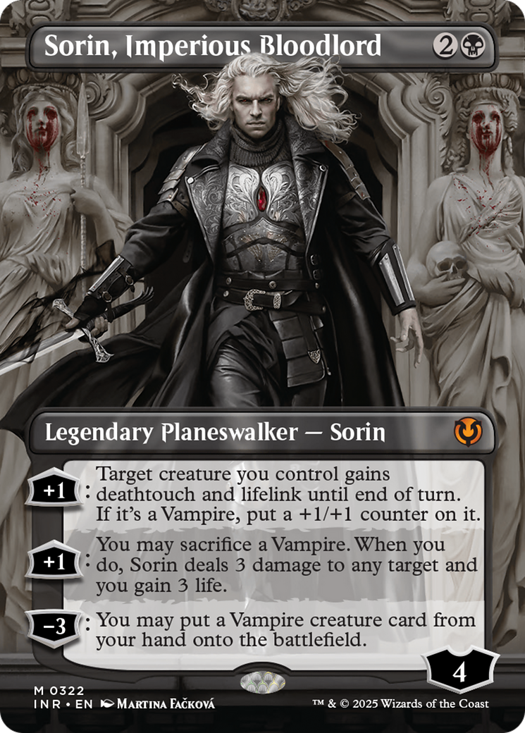 FOIL Sorin, Imperious Bloodlord (INR-322) - Innistrad Remastered - Magic The Gathering