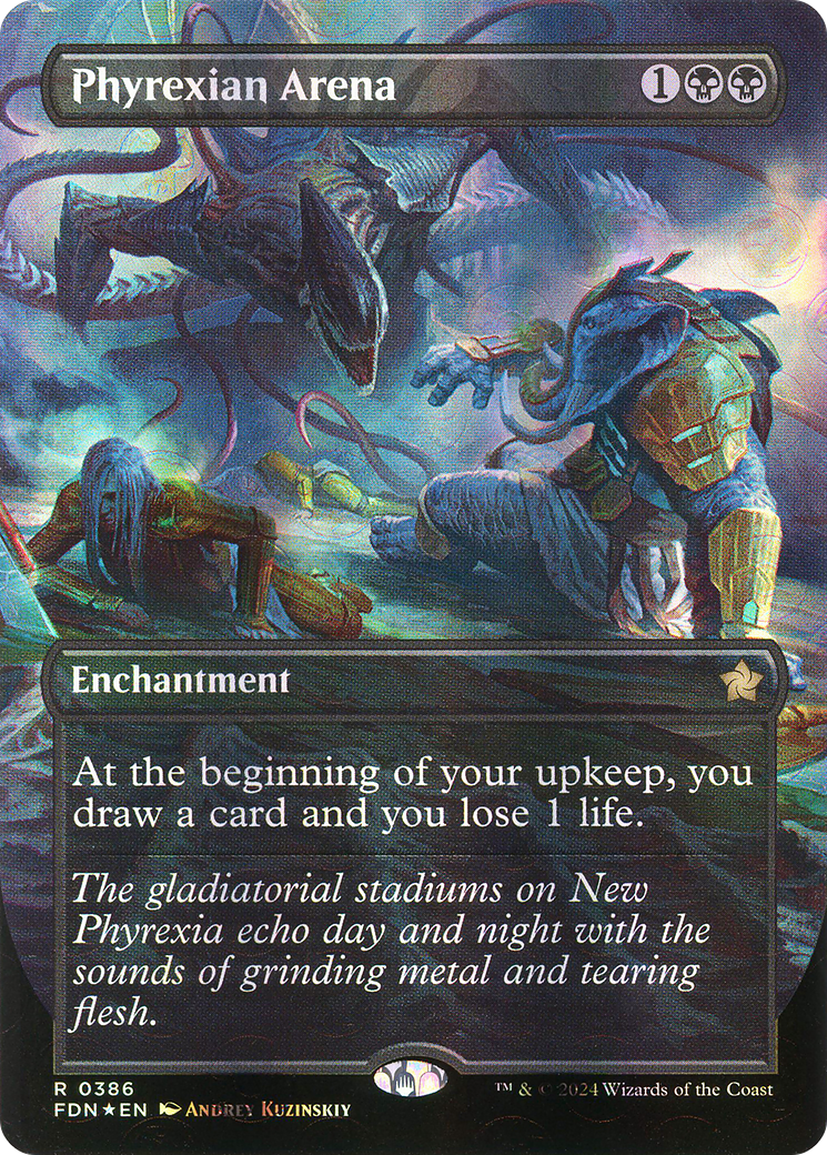 FOIL Phyrexian Arena (FDN-386) - Foundations - Magic The Gathering
