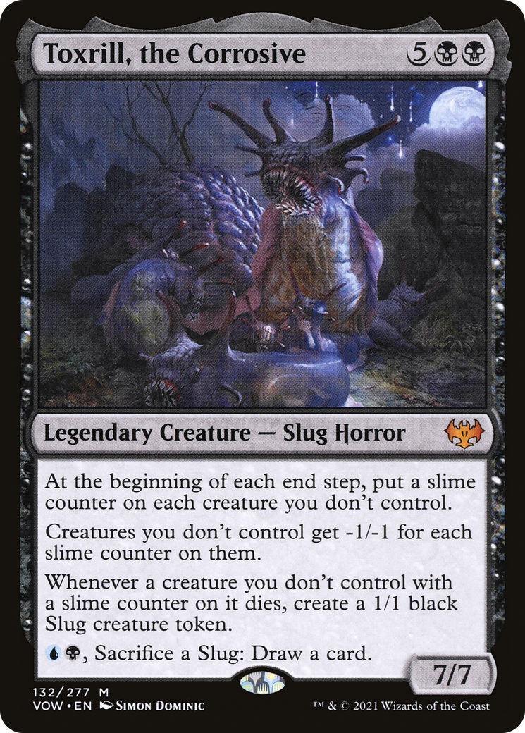 FOIL Toxrill, the Corrosive (VOW-132) - Innistrad: Crimson Vow - Magic The Gathering