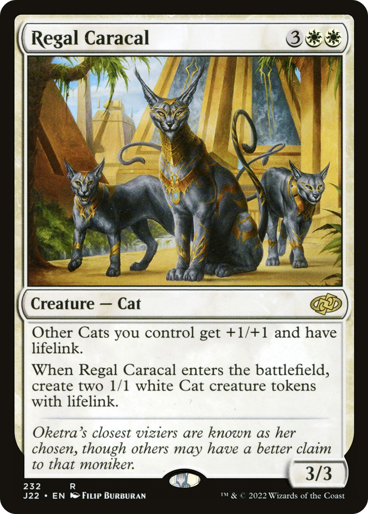 Regal Caracal (J22-232) - Jumpstart 2022 - Magic The Gathering